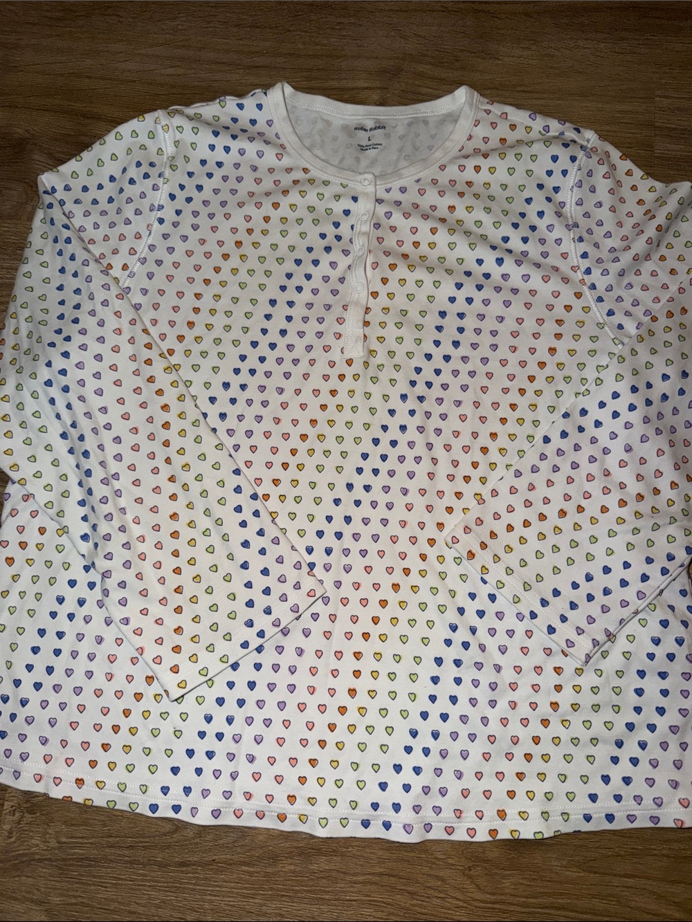 Roller Rabbit | Disco Hearts | LS Top